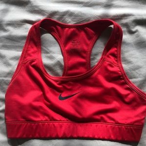 Nike Red sports bra, XS